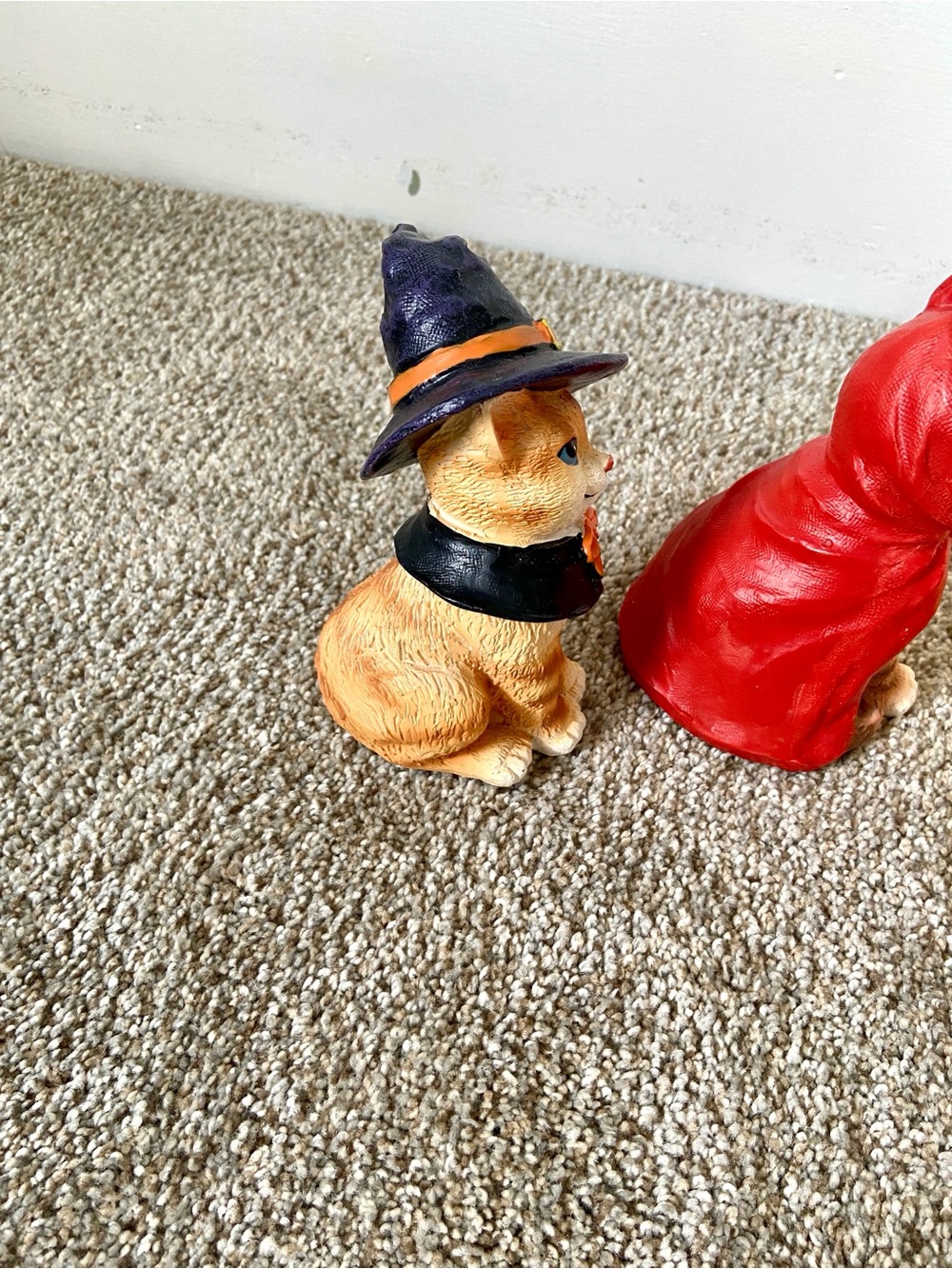 Collections Etc Halloween Cat Figurines Set of 4 Costume Witch Devil Vampire - Picture 5 of 15